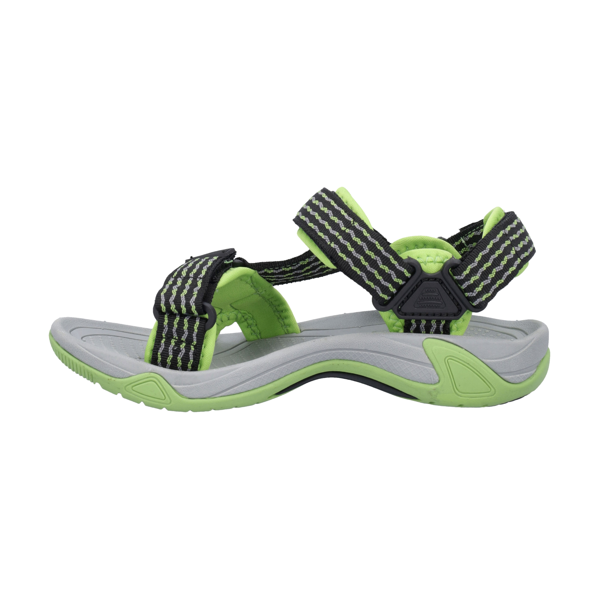 CMP Kids Hamal Vegan Friendly Hiking Sandals (Piombo/Cactus)(Sizes EU28-37)