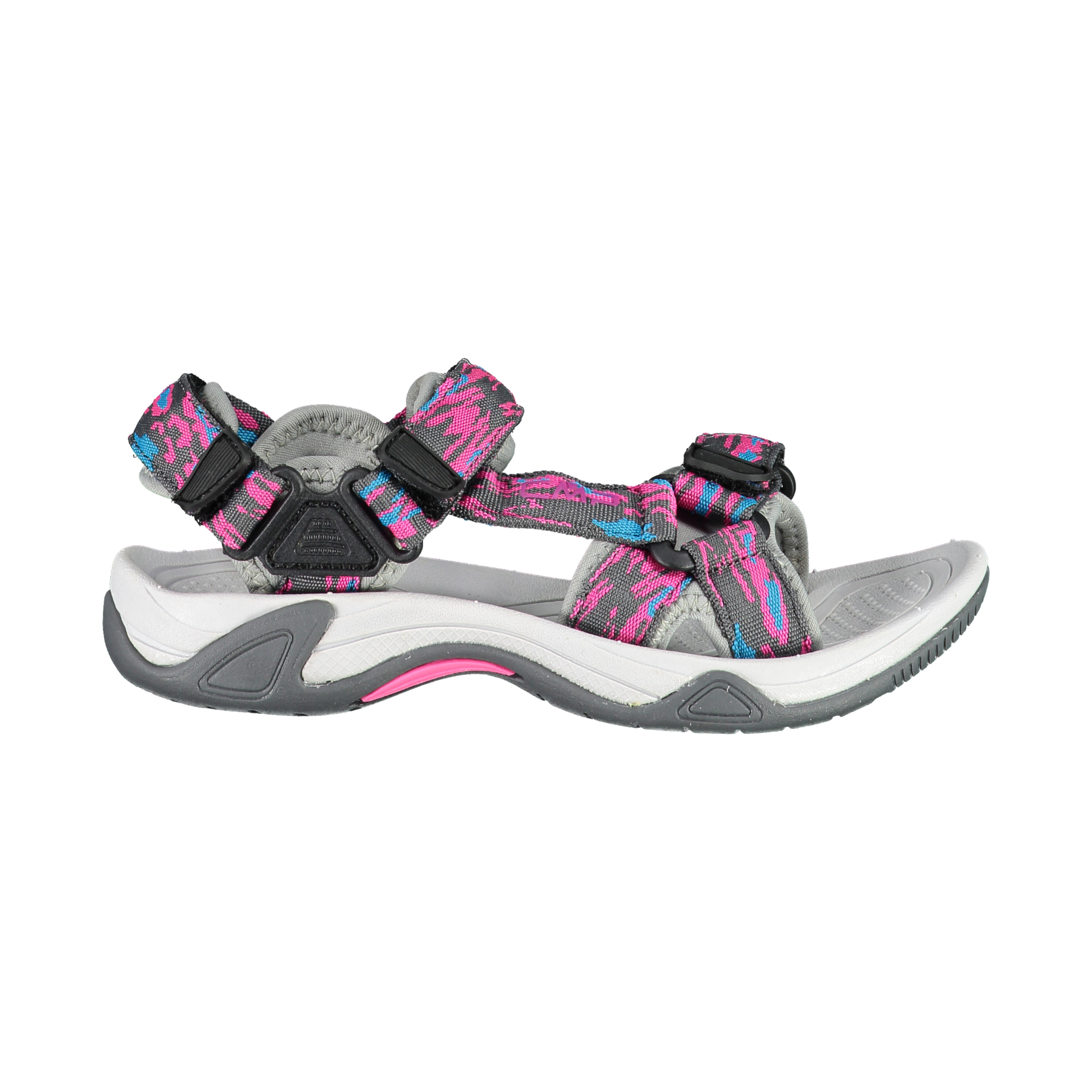 CMP Kids Hamal Vegan Friendly Hiking Sandals (Purple Fluo/Ghiaccio)(Sizes EU28-37)