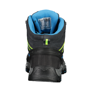CMP Junior Rigel Trekking Waterproof Mid Trail Boots (Antracite/Yellow Fluo)(Sizes EU38-41)