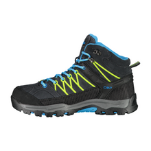 Load image into Gallery viewer, CMP Junior Rigel Trekking Waterproof Mid Trail Boots (Antracite/Yellow Fluo)(Sizes EU38-41)
