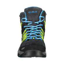 Load image into Gallery viewer, CMP Junior Rigel Trekking Waterproof Mid Trail Boots (Antracite/Yellow Fluo)(Sizes EU38-41)
