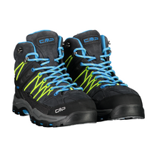 Load image into Gallery viewer, CMP Junior Rigel Trekking Waterproof Mid Trail Boots (Antracite/Yellow Fluo)(Sizes EU38-41)
