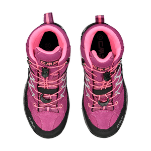 CMP Kids Rigel Waterproof Mid Trail Boots (Berry-Pink Fluo)(Sizes EU28-41)