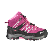 Load image into Gallery viewer, CMP Kids Rigel Waterproof Mid Trail Boots (Berry-Pink Fluo)(Sizes EU28-41)
