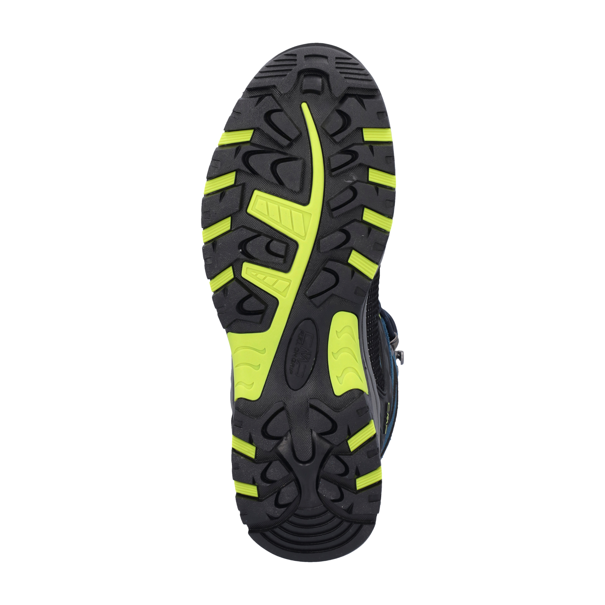 CMP Kids Rigel Waterproof Mid Trail Boots (Deep Lake/Acido)(Sizes EU28-37)