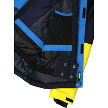 Load image into Gallery viewer, CMP Kids Twill Hooded Waterproof Ski Jacket (B.Blue/Royal Blue/Winter Sun)
