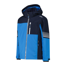 Load image into Gallery viewer, CMP Kids Waterproof Ski Jacket With Detachable Hood (Royal Blue)
