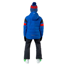 Load image into Gallery viewer, CMP Kids Waterproof Ski Trousers With Suspenders (Black Blue)

