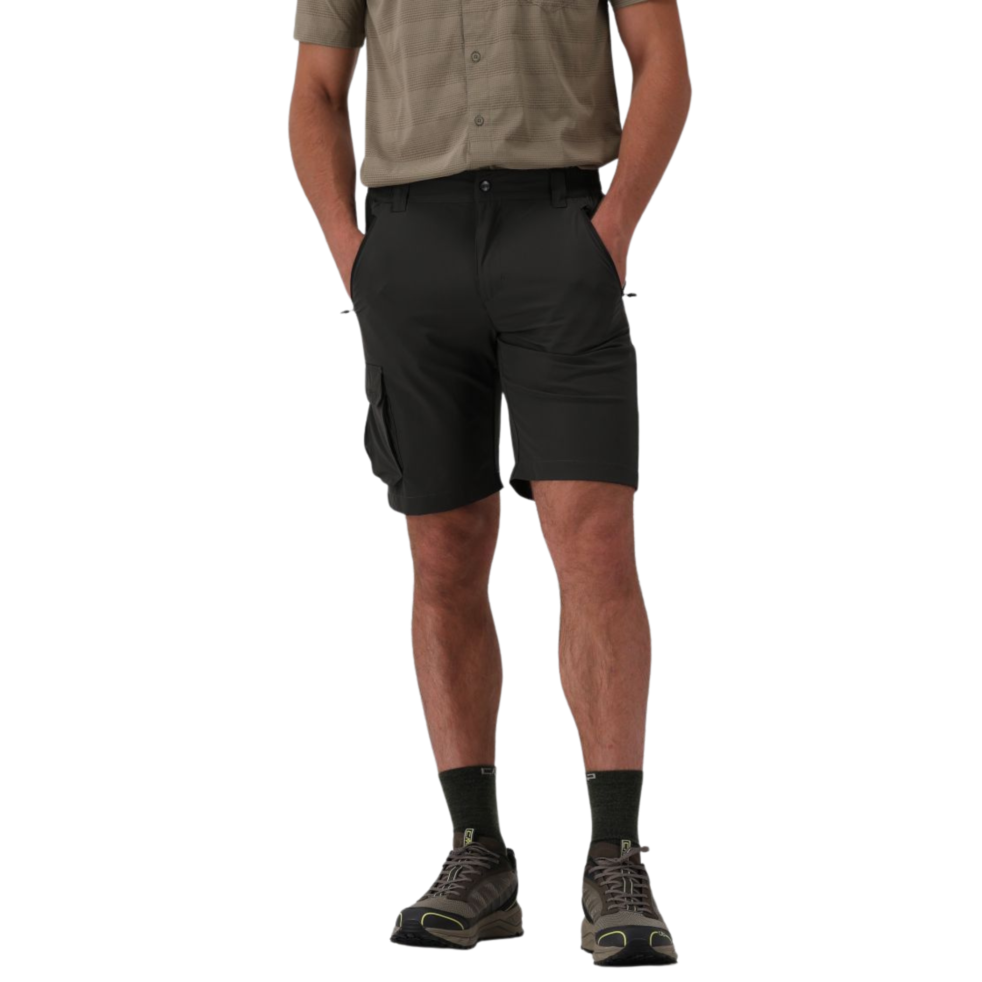CMP Men's Bermuda Stretch Cargo Shorts (Pine)