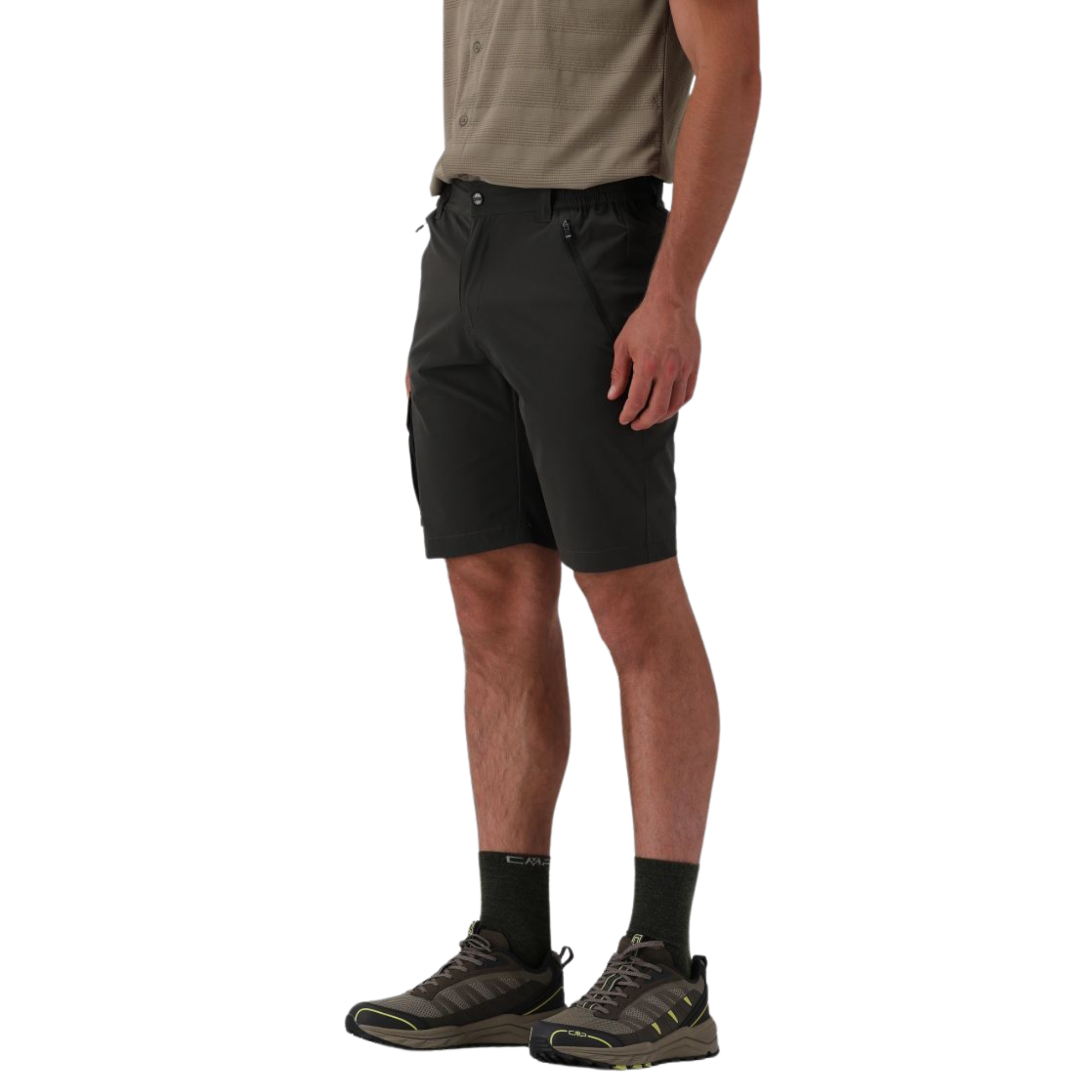 CMP Men's Bermuda Stretch Cargo Shorts (Pine)