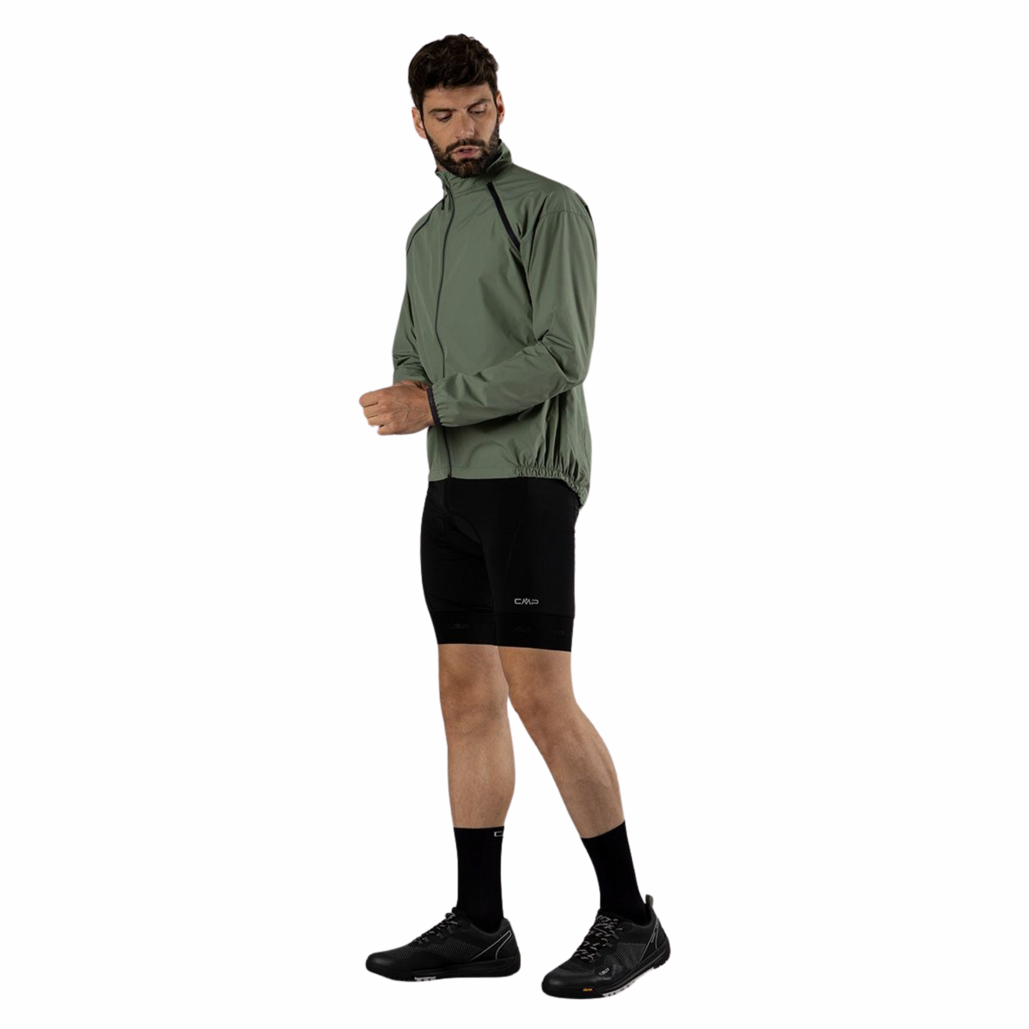 CMP Men's Bike Shorts with Sponge Pad Nero U901 34C7827