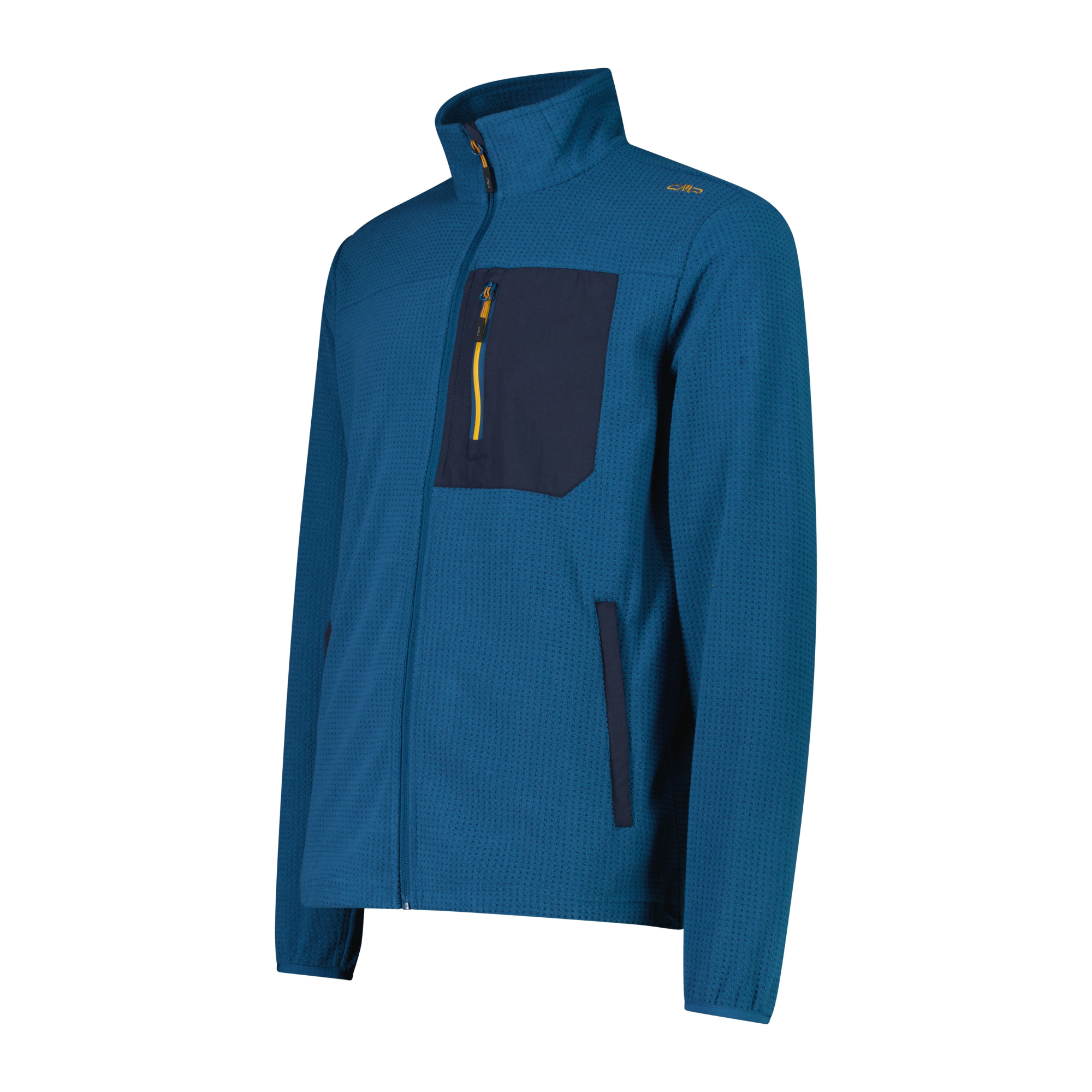 CMP Men's Jacquard Arctic Full Zip Fleece (Petroleum)