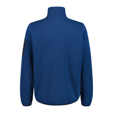 Load image into Gallery viewer, CMP Men&#39;s Jacquard Knit-Tech Full Zip Fleece (Blue/Royal Blue)
