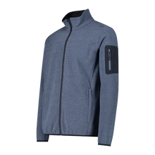 Load image into Gallery viewer, CMP Men&#39;s Jacquard Knit-Tech Full Zip Fleece (Bluestone B.Blue)
