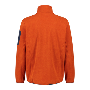 CMP Men's Jacquard Knit-Tech Full Zip Fleece (Jaffa)