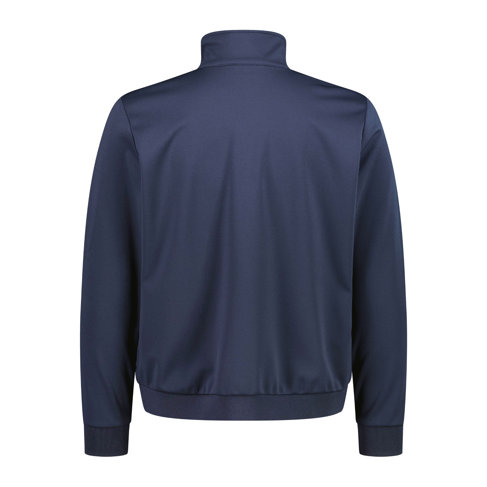 CMP Men's Jacquard Softshell Jacket (Black Blue)