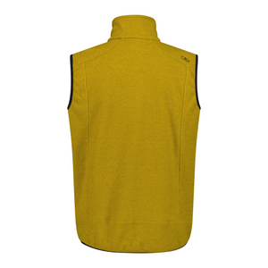 CMP Men's Jaquard Knit-Tech Fleece Vest (Gold Green/Anthracite)
