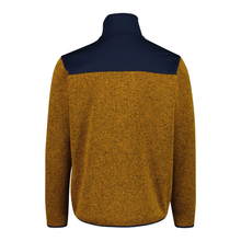 Load image into Gallery viewer, CMP Men's Knit Tech Jacquard Full Zip Fleece (Curcuma/B. Blue)
