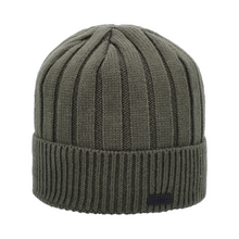 Load image into Gallery viewer, CMP Men&#39;s Knitted Fleece Lined Beanie Hat (Forest)
