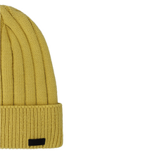 Load image into Gallery viewer, CMP Men&#39;s Knitted Fleece Lined Beanie Hat (Gold Green)
