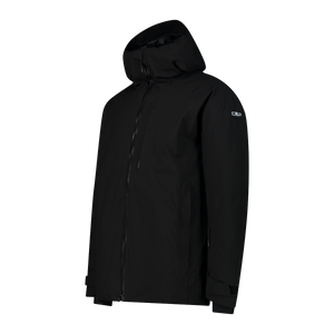 CMP Men's Mechanical Stretch Hooded Waterproof Insulated Ski Jacket (Nero)