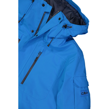 Load image into Gallery viewer, CMP Men&#39;s Mechanical Stretch Hooded Waterproof Ski Jacket (Royal Blue)
