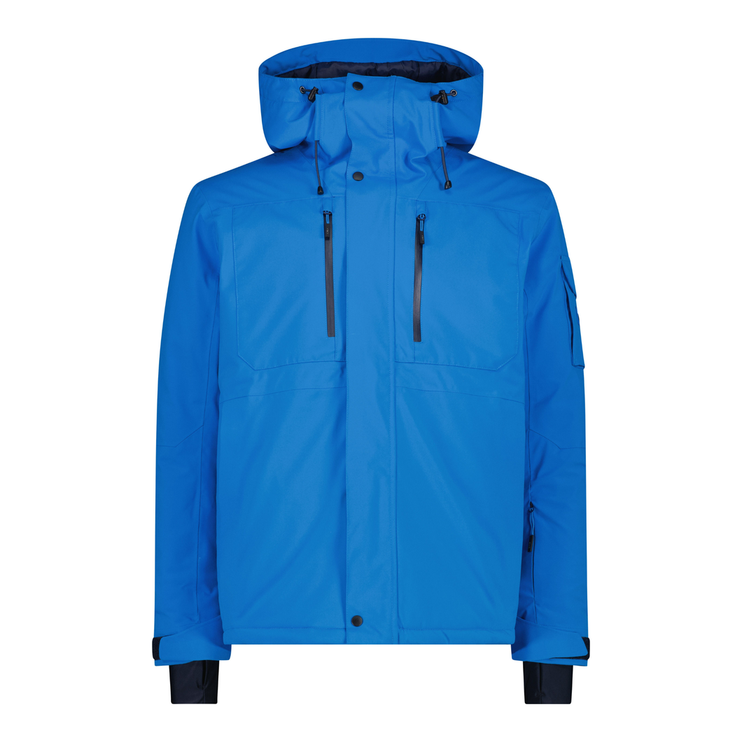 CMP Men's Mechanical Stretch Hooded Waterproof Ski Jacket (Royal Blue)