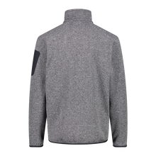 Load image into Gallery viewer, CMP Men&#39;s Mélange Knit-Tech Heavy Full Zip Fleece (Ice/Titanio/Nero)
