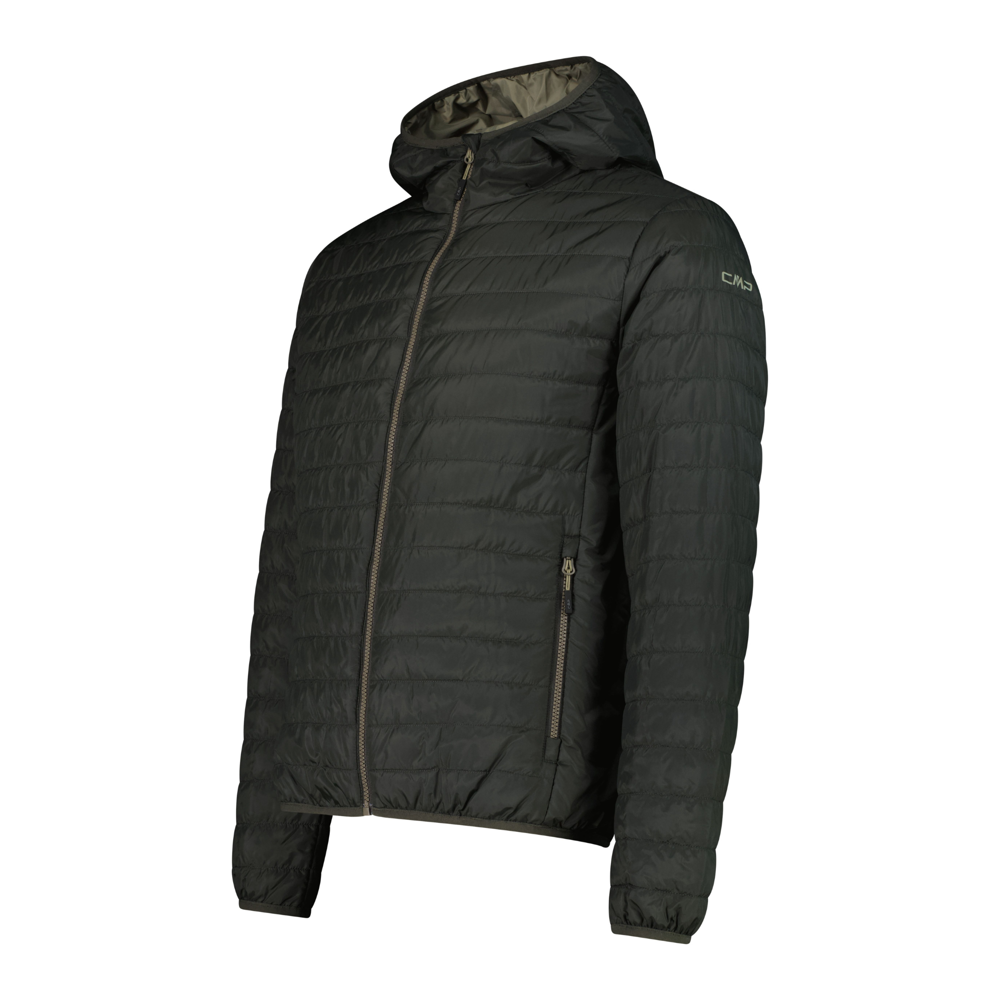 CMP Men's Padded Hooded Insulated Jacket (Pine)