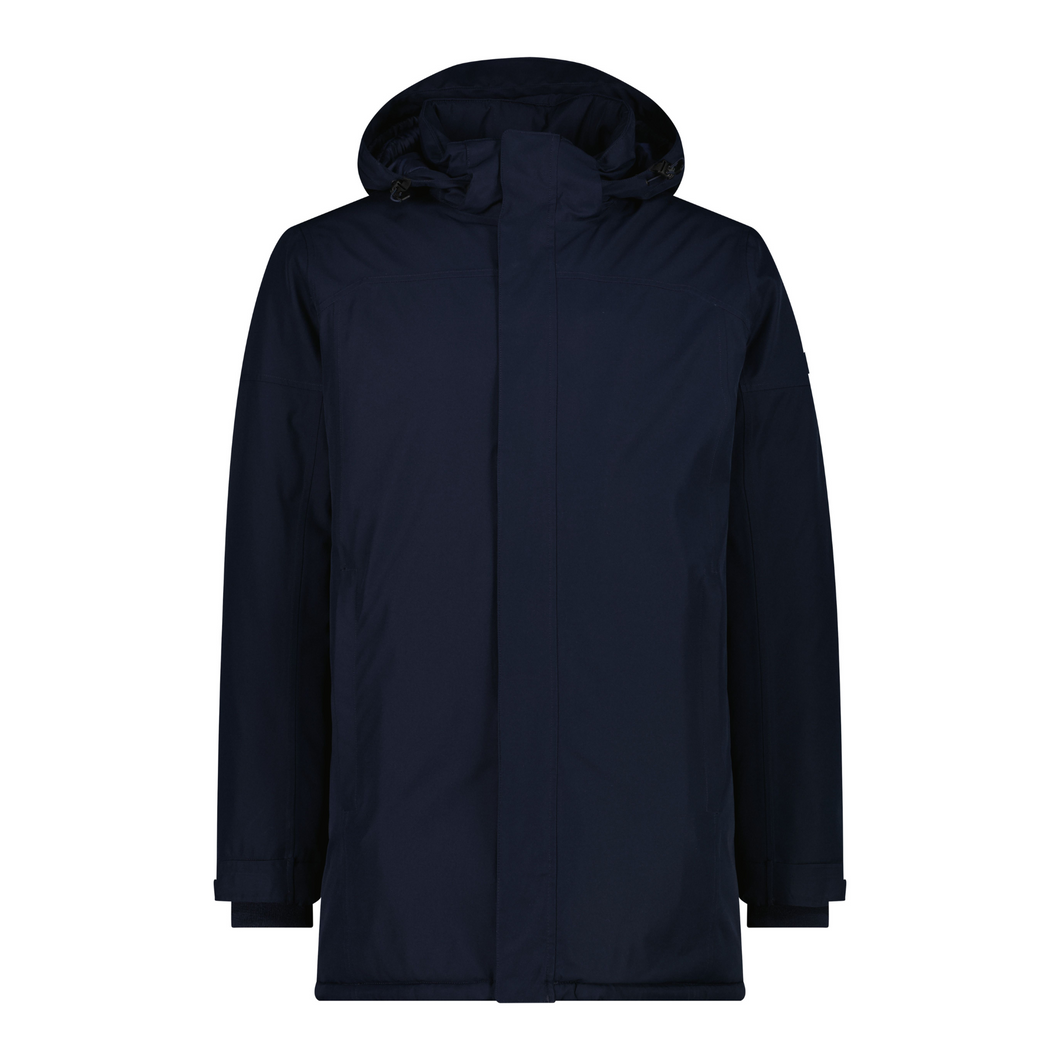CMP Men's Padded Waterproof Insulated Parka (Black/Blue)