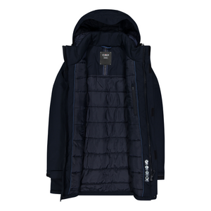 CMP Men's Padded Waterproof Insulated Parka (Black/Blue)