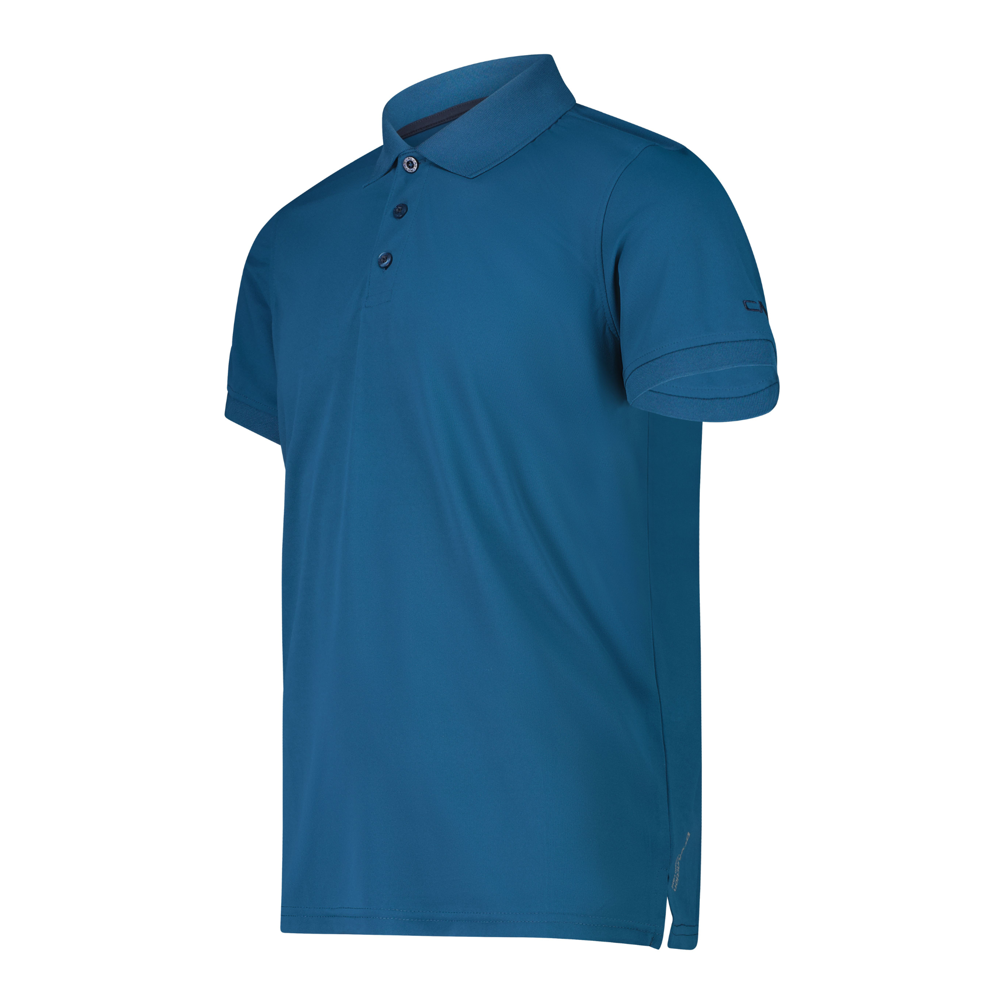 CMP Men's Piquet Short Sleeve Technical Polo Shirt (Petroleum)