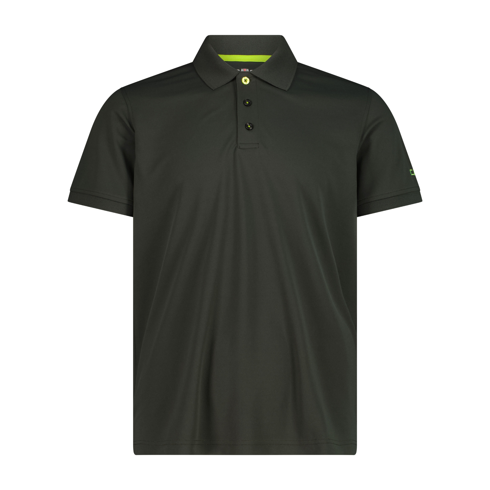 CMP Men's Piquet Short Sleeve Technical Polo Shirt (Pine)
