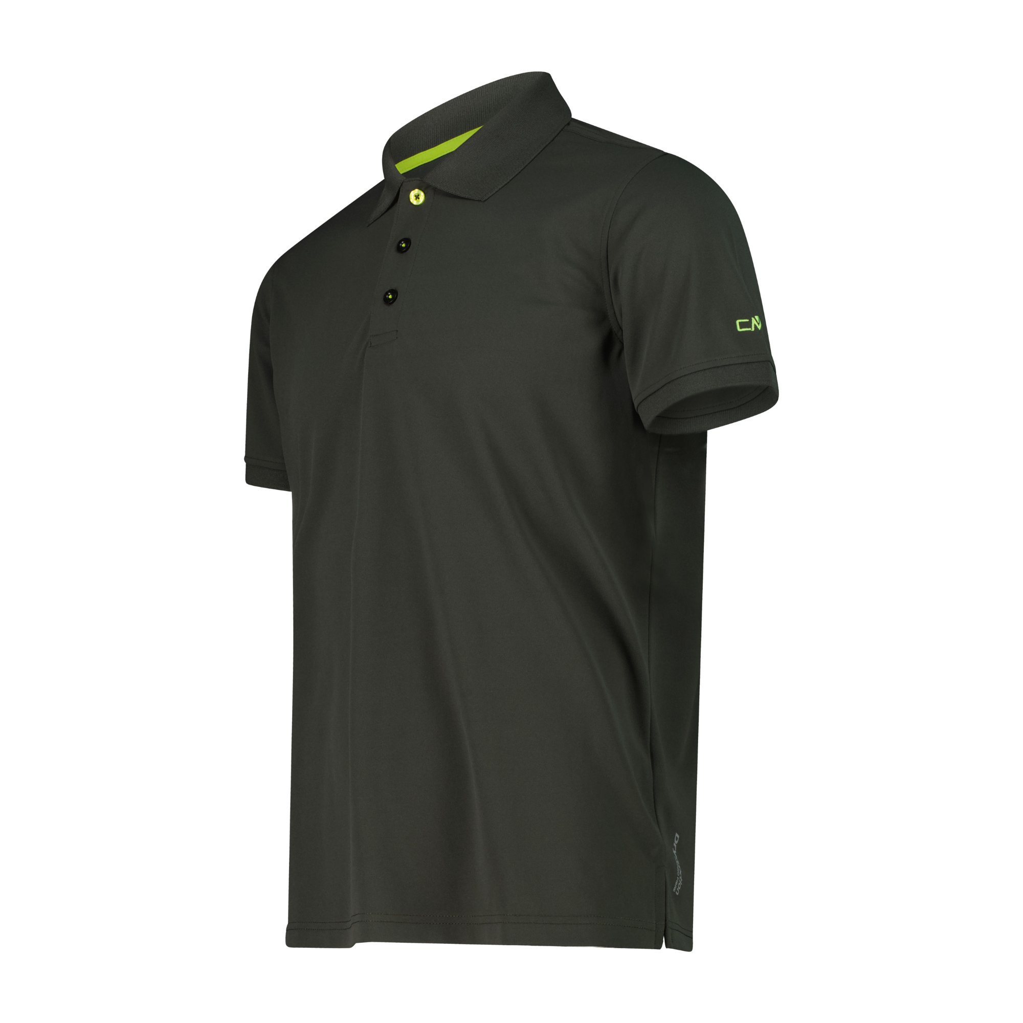 CMP Men's Piquet Short Sleeve Technical Polo Shirt (Pine)