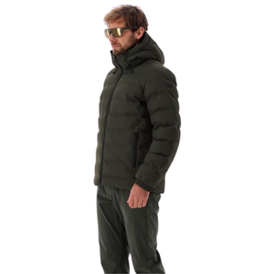 CMP Men's Puffy Hooded Waterproof Insulated Jacket (Forest)