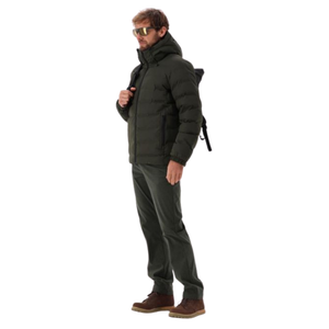 CMP Men's Puffy Hooded Waterproof Insulated Jacket (Forest)