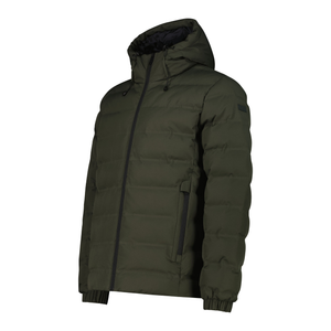 CMP Men's Puffy Hooded Waterproof Insulated Jacket (Forest)