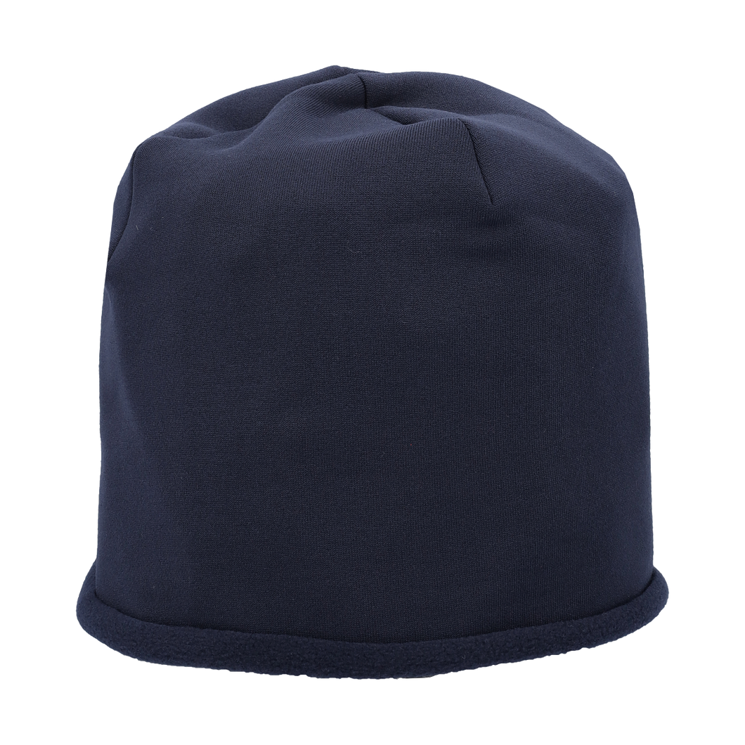 CMP Men's Raw-Cut Stretch Fleece Beanie Hat (Black/Blue)