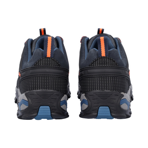 CMP Men's Rigel Low Trekking Waterproof Trail Shoes (Blue/Orange)