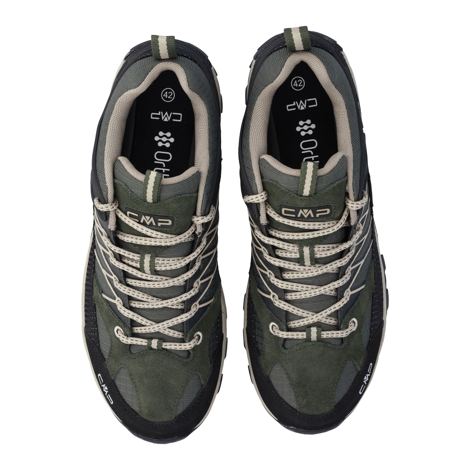 CMP Men's Rigel Low Trekking Waterproof Trail Shoes (Pine/Corda)