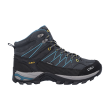 Load image into Gallery viewer, CMP Men&#39;s Rigel Waterproof Mid Trail Boots (Antracite-Deep Lake)
