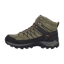 Load image into Gallery viewer, CMP Men&#39;s Rigel Waterproof Mid Trail Boots (Olive/Flame)
