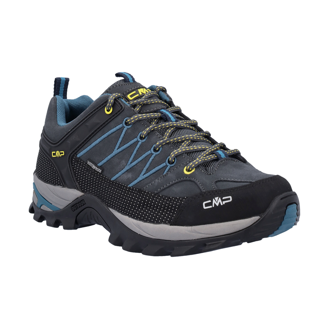 CMP Men's Rigel Waterproof Trail Shoes (Antracite-Deep Lake)