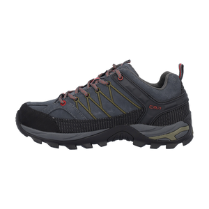 CMP Men's Rigel Waterproof Trail Shoes (Titanio/Chili)