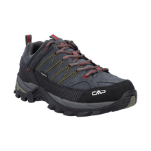 Load image into Gallery viewer, CMP Men&#39;s Rigel Waterproof Trail Shoes (Titanio/Chili)
