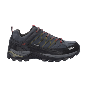 CMP Men's Rigel Waterproof Trail Shoes (Titanio/Chili)