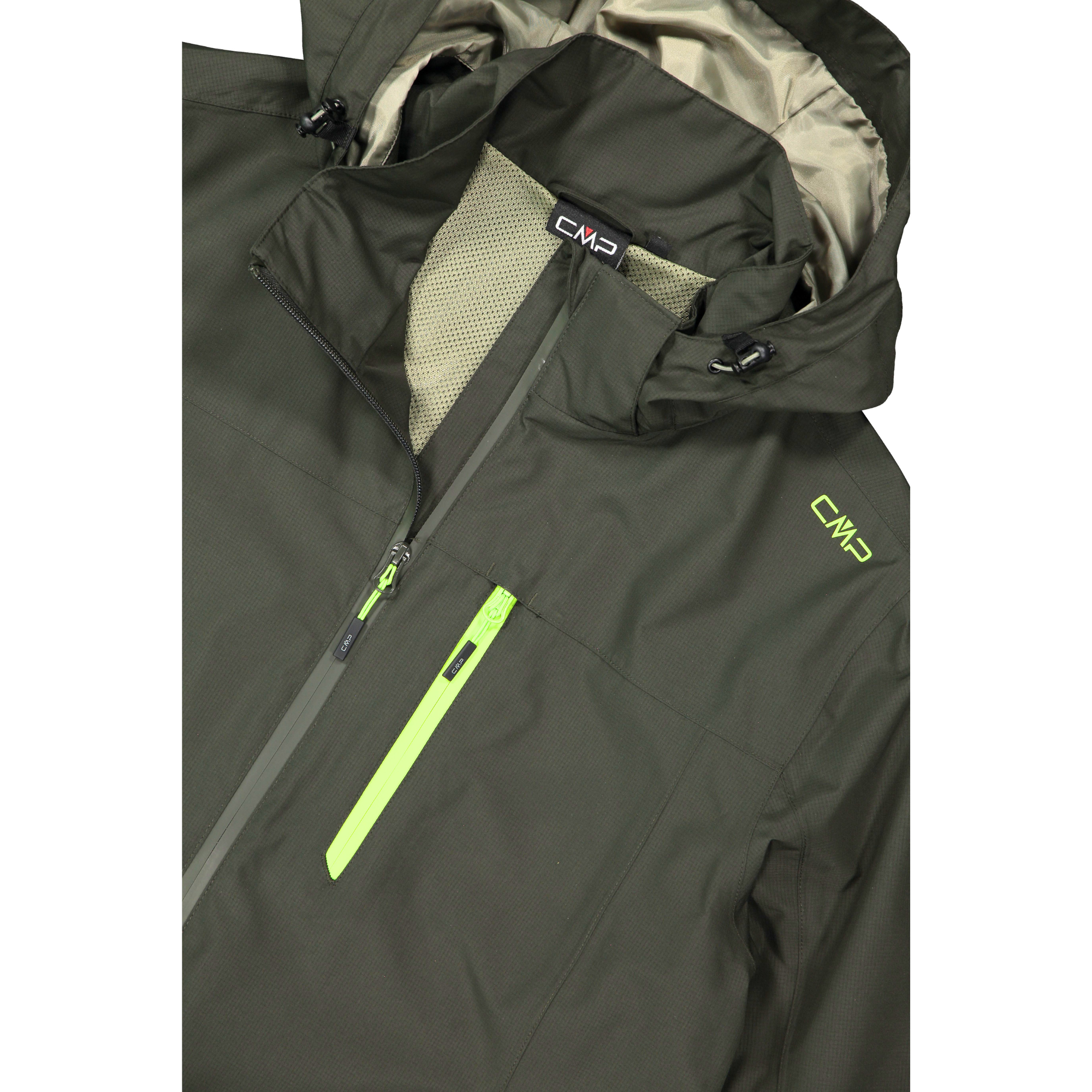 CMP Men's Ripstop Waterproof Jacket (Pine)
