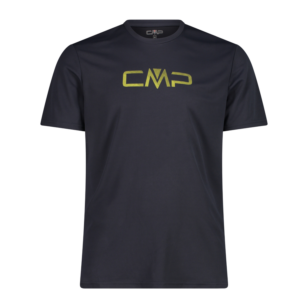 CMP Men's Round Neck Logo Technical Tee (Antracite)