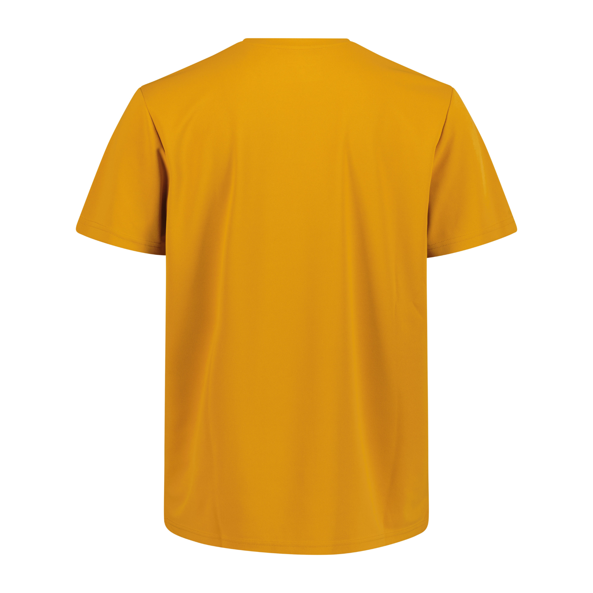 CMP Men's Round Neck Logo Technical Tee (Curcuma)