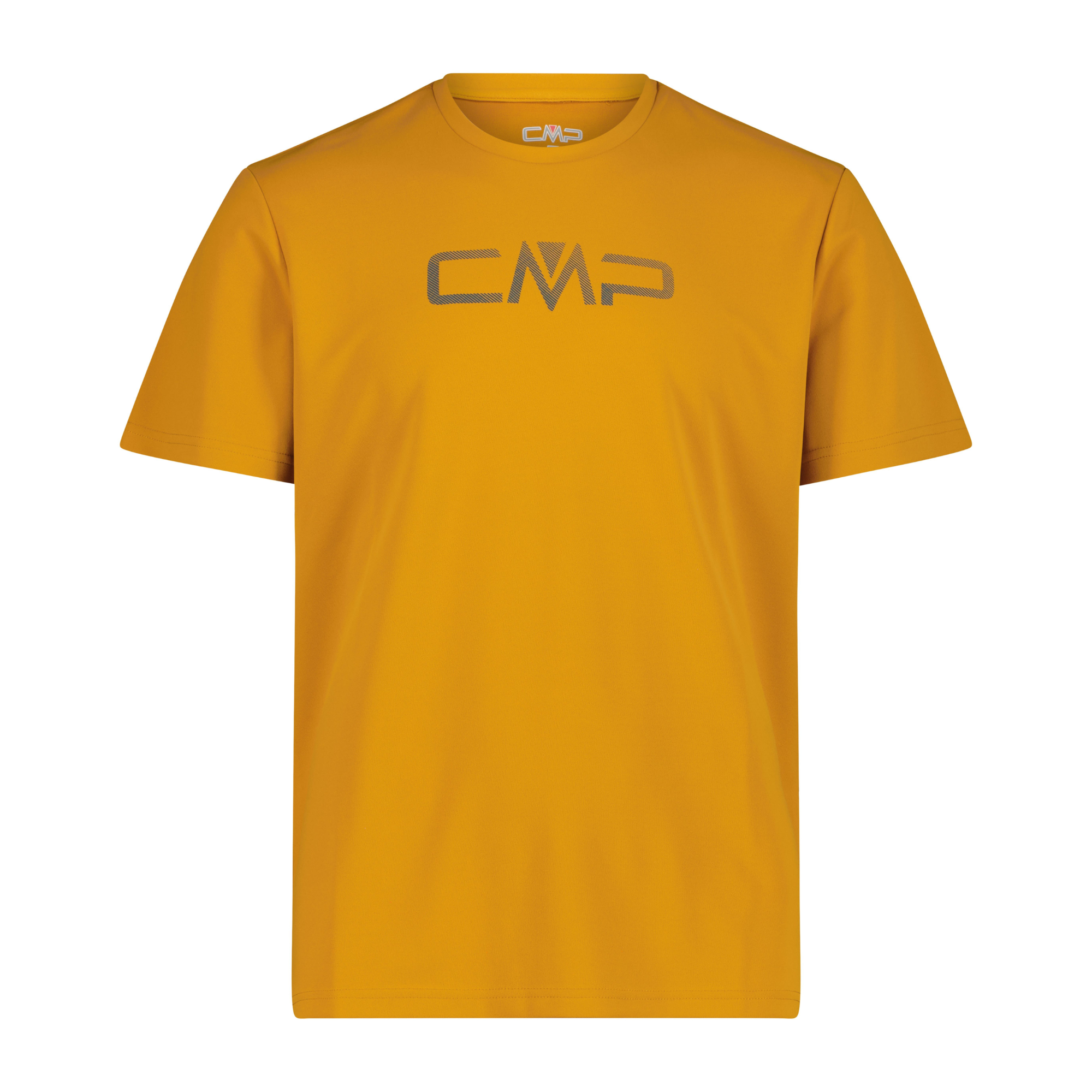 CMP Men's Round Neck Logo Technical Tee (Curcuma)